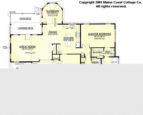 Acadia first floor plan