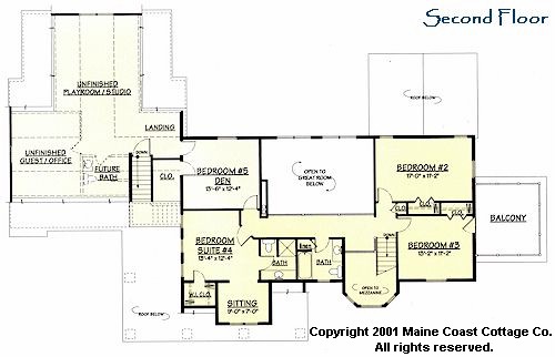 Camden second floor plan