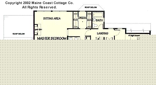 Friendship Cape second floor plan