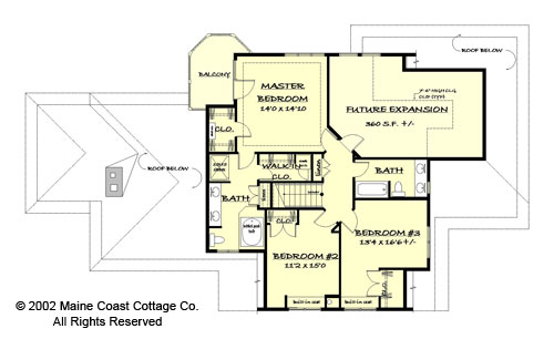 Kennebunkport second floor plan