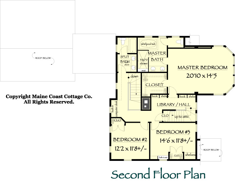 Land's End second floor plan study