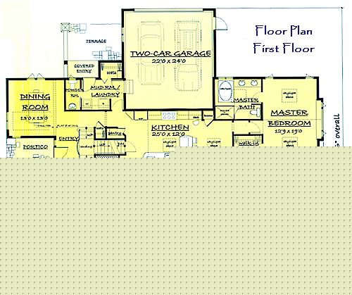 Monhegan first floor plan
